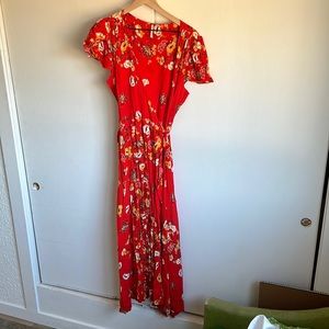 Free People Maxi Wrap Dress